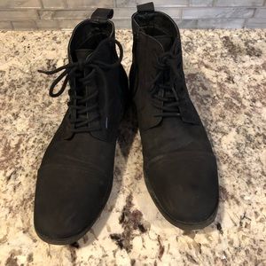 Rock & Republic Suede Lace Up Boots size 8